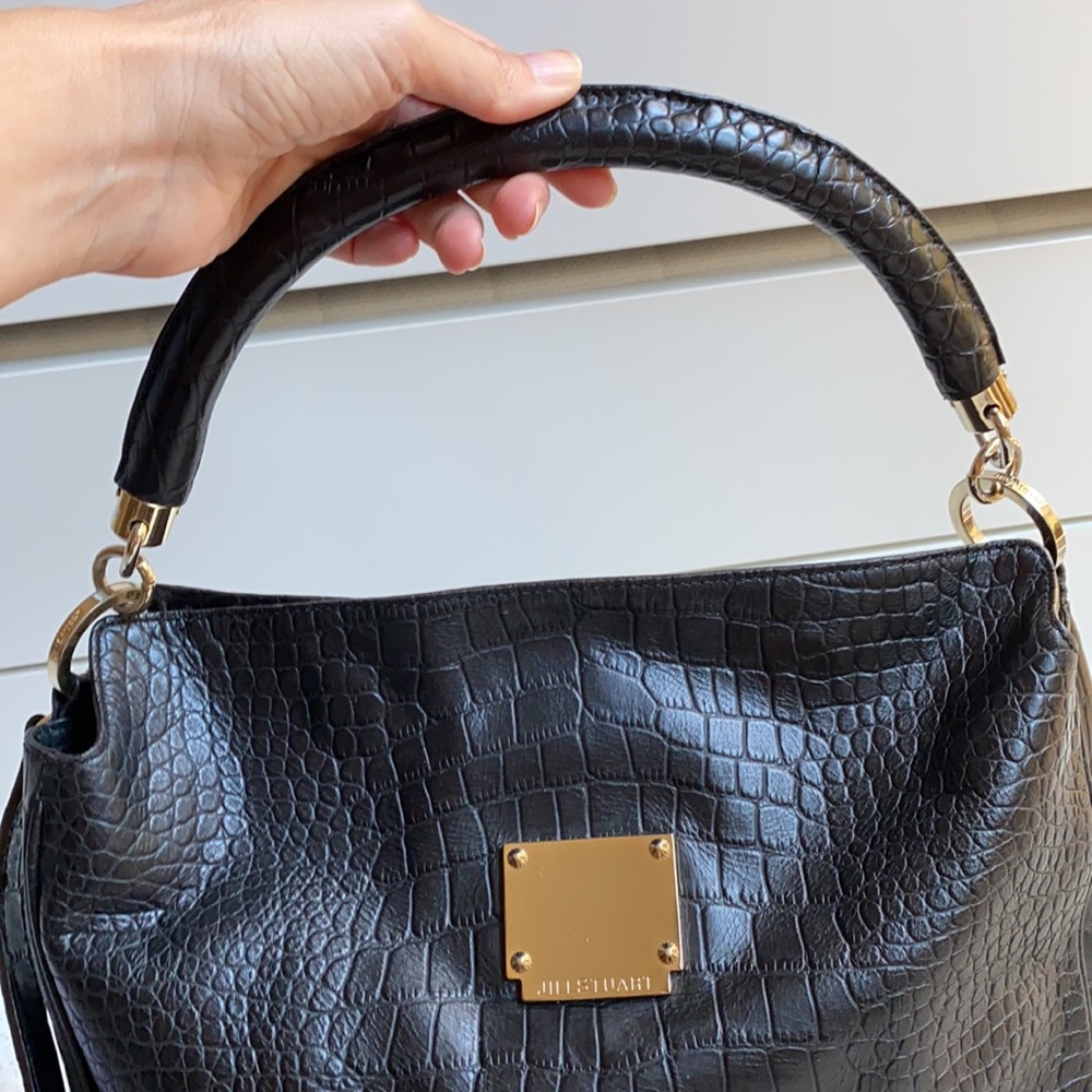 - Jill Stuart Leather Croc Tote bag - Picture 4 of 16